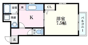 ラ・ペジーブルの物件間取画像